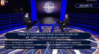 Türkçe bir bulmacadaki hangi sorunun cevabı için altı harflik boşluk bırakılmış olamaz?