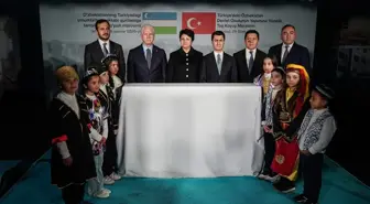 Türkiye'deki Özbekistan Devlet Okulu'nun yapımına yönelik 'Taş Koyuş' merasimi düzenlendi