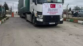 Vakıflar Genel Müdürlüğü'nden KKTC'ye 5 bin koli gıda yardımı