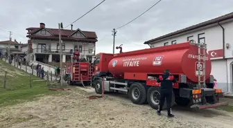 Bartın'da evde çıkan yangın söndürüldü