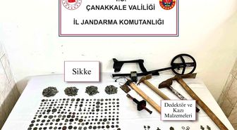 Çanakkale'de tarihi eser kaçakçılığı operasyonu