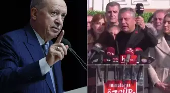 Cumhurbaşkanı Erdoğan'dan Özel'in bu görüntüsüne sert tepki: Utanmadan mikrofon tokatlıyorlar
