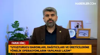 HÜDA PAR Genel Başkan Yardımcısı ve Mersin MV Faruk Dinç: Madde bağımlısı olan herkes tedavi olmak zorunda diyoruz