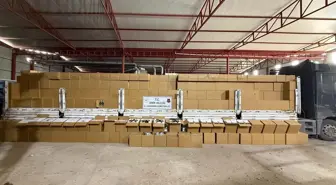 İzmir'de 12 Milyon 720 Bin Bandrolsüz Makaron Ele Geçirildi