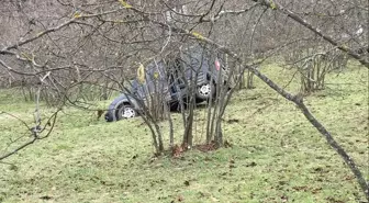 Samsun'da fındık bahçesine yuvarlanan araçtaki 1 kişi öldü, 2 kişi yaralandı