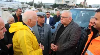 Şemsi Bayraktar'dan sel ve hortumdan zarar gören Antalyalı üreticiler için destek talebi