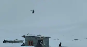 Şırnak'ta rahatsızlanan 55 yaşındaki kadın jandarma helikopteriyle hastaneye ulaştırıldı