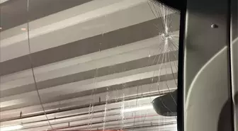 Trabzonspor'un Antalya deplasmanındaki takım otobüsüne taşlı saldırı