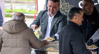 Vali Sözer Şeyh Edebali Türbesi'nde şifalı pilav ikramına katıldı