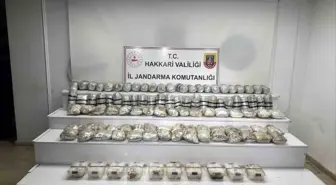Yüksekova 60 kilo uyuşturucu madde ele geçirildi