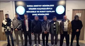 Bursa'da kaçak yabancı işçi operasyonu: 8 kişi yakalandı, 1 şüpheli gözaltında