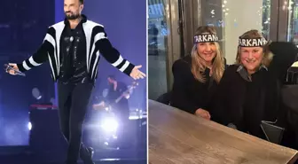 Güler Sabancı da Tarkan hayranı, konsere bandanası ile katıldı