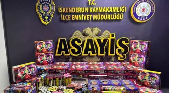 İskenderun'da patlayıcı madde satışı yapan işyerlerine denetim