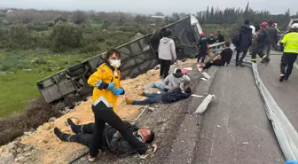 Antalya'da Yolcu Otobüsü Devrildi: 8 Ölü, 26 Yaralı