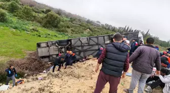 Antalya'da yolcu otobüsü devrildi; 9 ölü, 25 yaralı