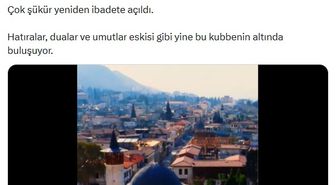 Bakan Kurum'dan, Hatay Habib-i Neccar Camisi paylaşımı