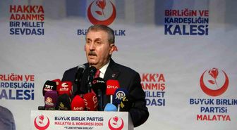 BBP Genel Başkanı Destici: 'Deprem bölgeleri ayağa kalkıyor, devletimiz güçlüdür'
