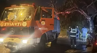 Bodrum'da sağanak; araç dereye kapıldı, evleri su bastı