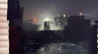 Kocaeli'de metal işleme tesisinde yangın