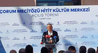 Özgür Özel, Mecitözü Hitit Kültür Merkezi'nin Açılışını Yaptı