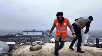 Siverek'te mağdur aileye hayırseverlerden destek