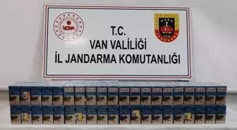 Van'da 720 paket gümrük kaçağı sigara ele geçirildi