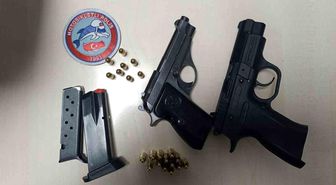 Yunus polisleri ruhsatsız silah ele geçirdi