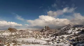 '4 Mevsim' temalı Karahisar Kalesi görüntüsü mest etti