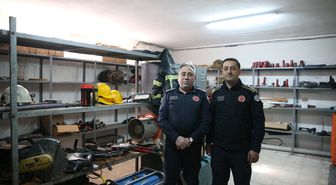 6 ŞUBAT DEPREMLERİNİN ÜÇÜNCÜ YILI - Niğdeli itfaiyeciler depremde kullandıkları ekipmanları anı olarak saklıyor