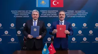 Bakan Fidan, Kazak mevkidaşı Koşerbayev ile bir araya geldi