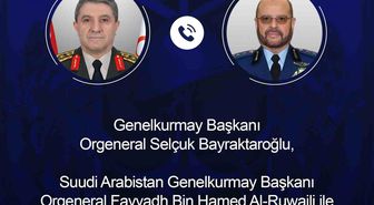 Genelkurmay Başkanı Bayraktaroğlu, Suudi Arabistanlı mevkidaşı Al-Ruwaili ile görüştü