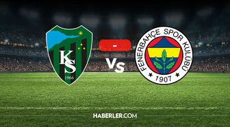 Kocaelispor Fenerbahçe maçı kaç kaç? MAÇ SONUCU! Kocaelispor Fenerbahçe golleri kim attı, canlı maç anlatımı!