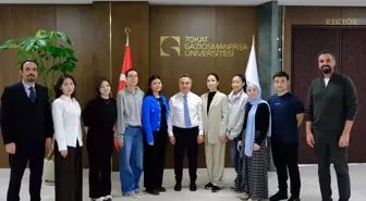 TOGÜ çift diploma programı öğrencilerinden Rektör Yılmaz'a ziyaret