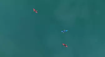 Tortum Gölü'nde kano keyfi