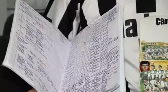 25 yıldır Beşiktaş'ın her maçını tek tek not ediyor