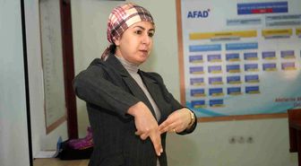 AFAD personeline yönelik işaret dili eğitimine başlandı