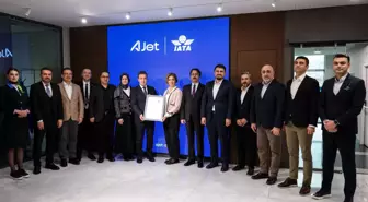 AJet, IATA sertifikasını aldı