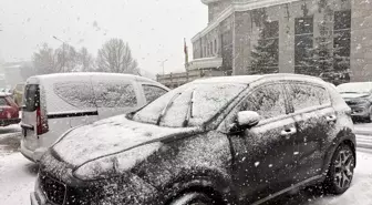 Ardahan'da kar yağışı etkili oluyor