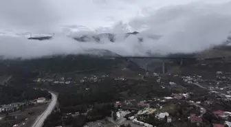 Atatürk Viyadüğü'nde sis etkili oldu