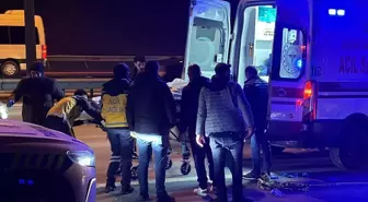 Başakşehir'de iki araca çarpan motosikletin sürücüsü öldü