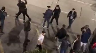 Beylikdüzü'nde tekme tokat kavga kameraya yansıdı