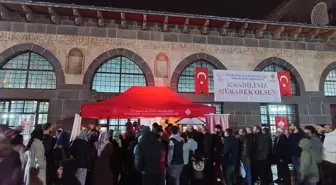 Diyarbakır ve çevre illerde kandil dolayısıyla salep ikramında bulunuldu