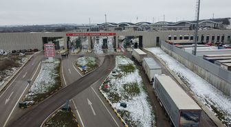 Hamzabeyli Sınır Kapısı'nda 11 kilometre TIR kuyruğu