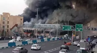 İran'ın başkenti Tahran'da yangın