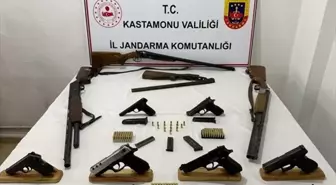 Kastamonu'da silah kaçakçılığı operasyonunda 7 kişi yakalandı