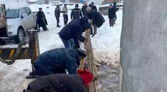 Köyün içme suyu şebekesindeki arıza giderildi