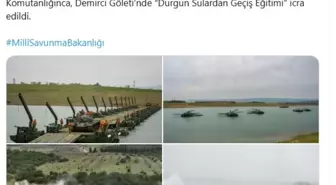 Mehmetçikten Çanakkale'de 'Durgun Sulardan Geçiş Eğitimi'