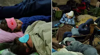 Saldırıdan korkup metroya sığındılar! Görüntüler ülkenin başkentinden