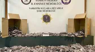 Samsun'da 80 bin 160 uyuşturucu hap ele geçirildi
