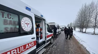 Sivas'ta öğrenci servisinin devrildiği kazada 10 kişi yaralandı